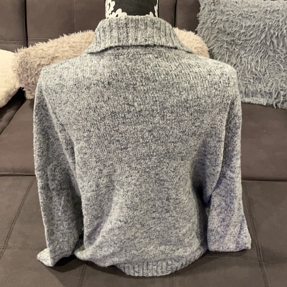 ALFRED DUNNER Gray Pattern Cardigan Size Medium - Picture 5 of 7